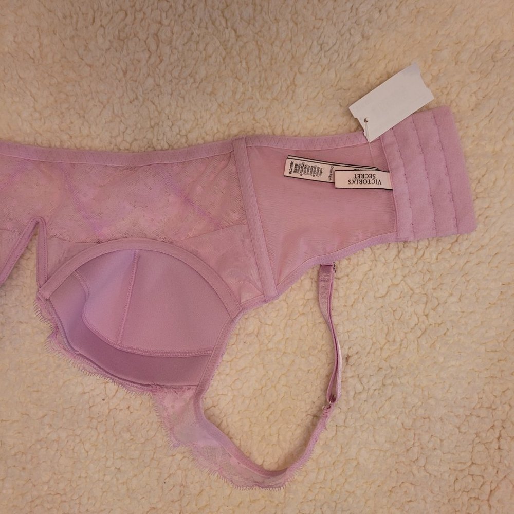 Victoria's Secret Dream Angels moulded cup long line corset bra, 32C - Picture 9 of 13